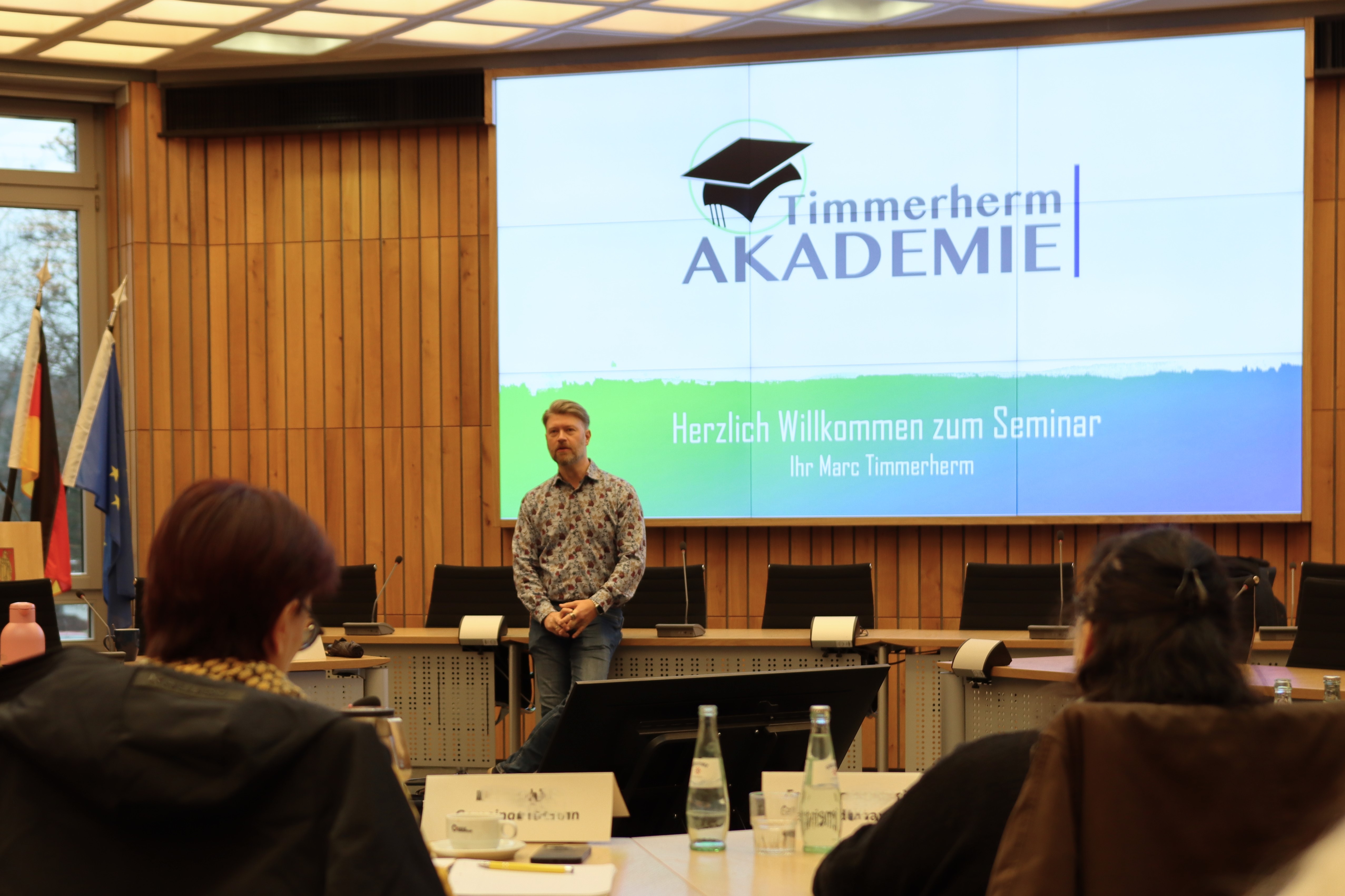 Marc Timmerherm bei einem Seminar der Timmerherm Akademie